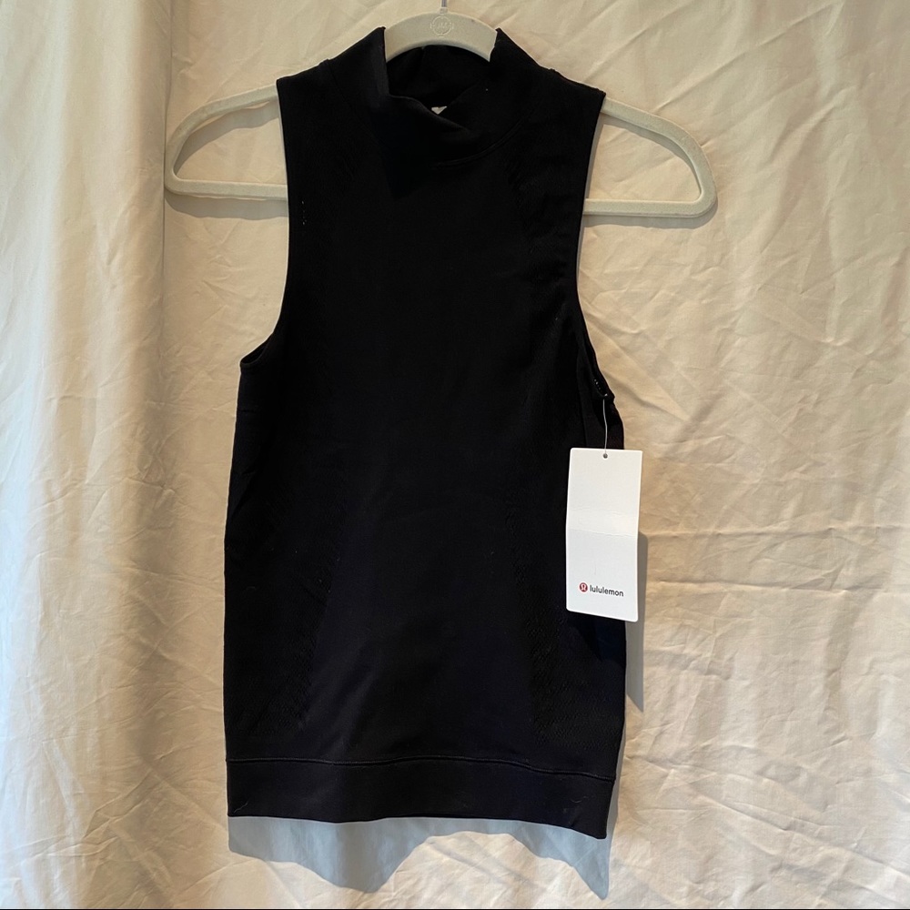 Lululemon Reveal Mock Neck Tank *Aurora